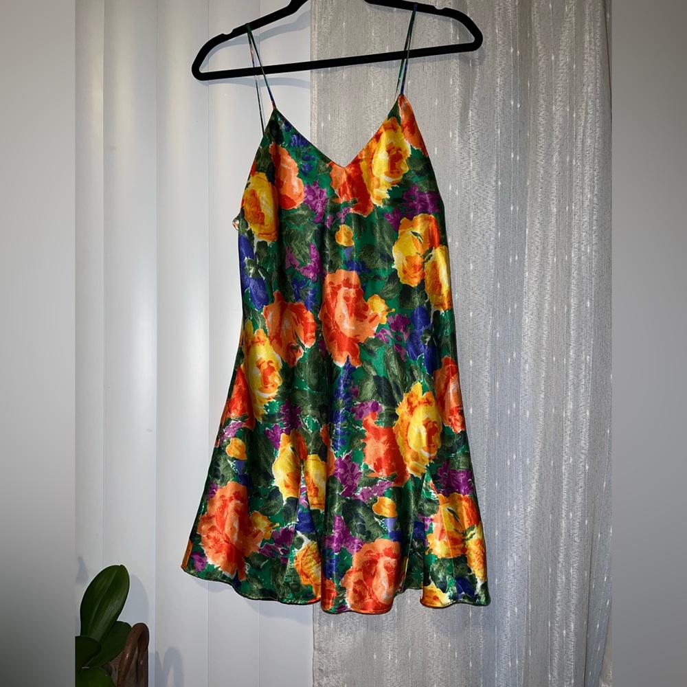 Vintage Victoria's Secret Gold Label teddy slip dress